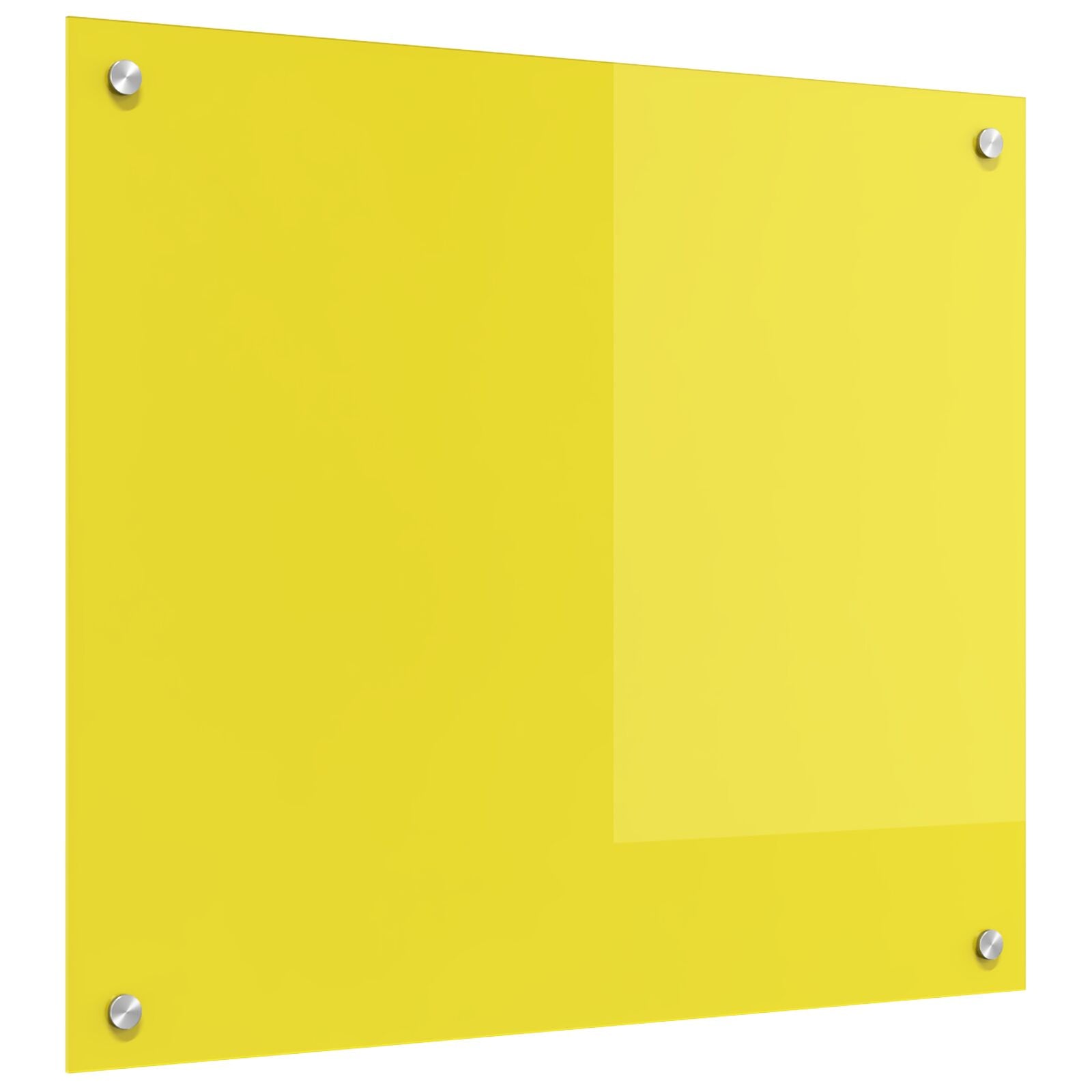 Køkken Bagvæg Gul 70x60x0,6 cm Hærdet Glas