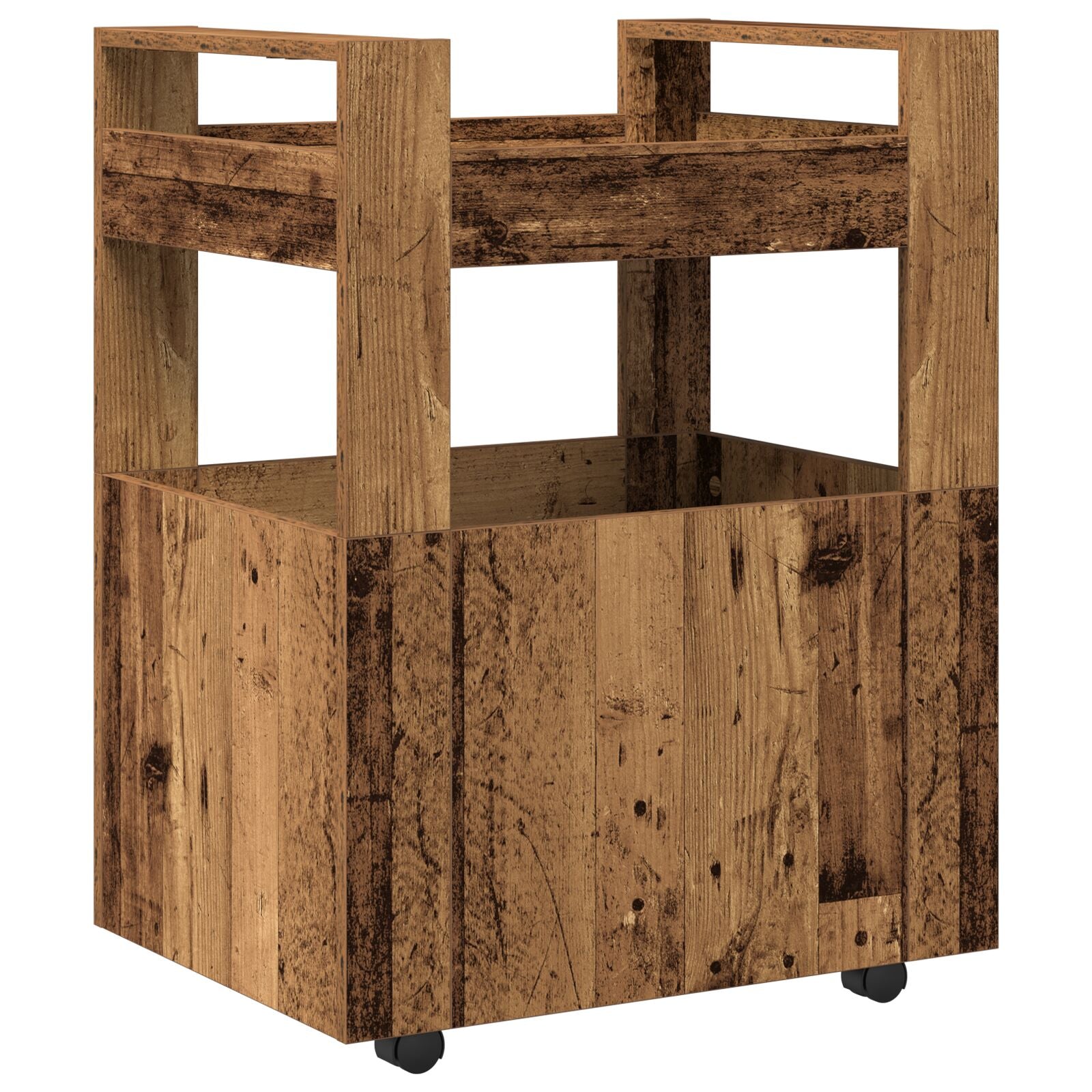 Køkkenvogn Gamle Træ 60x45x80 cm Konstrueret Træ