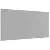 Køkken Backsplash Lys Grå 100x50x0,6 cm Hærdet Glas