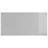 Køkken Backsplash Lys Grå 100x50x0,6 cm Hærdet Glas
