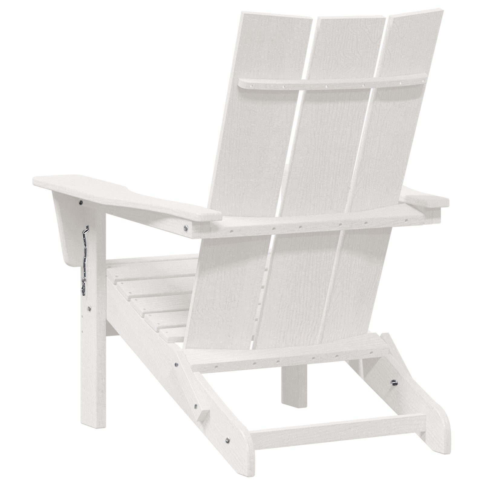 Foldbar Adirondack Stol Hvid 74.5 x 80.5 x 90cm Plastik
