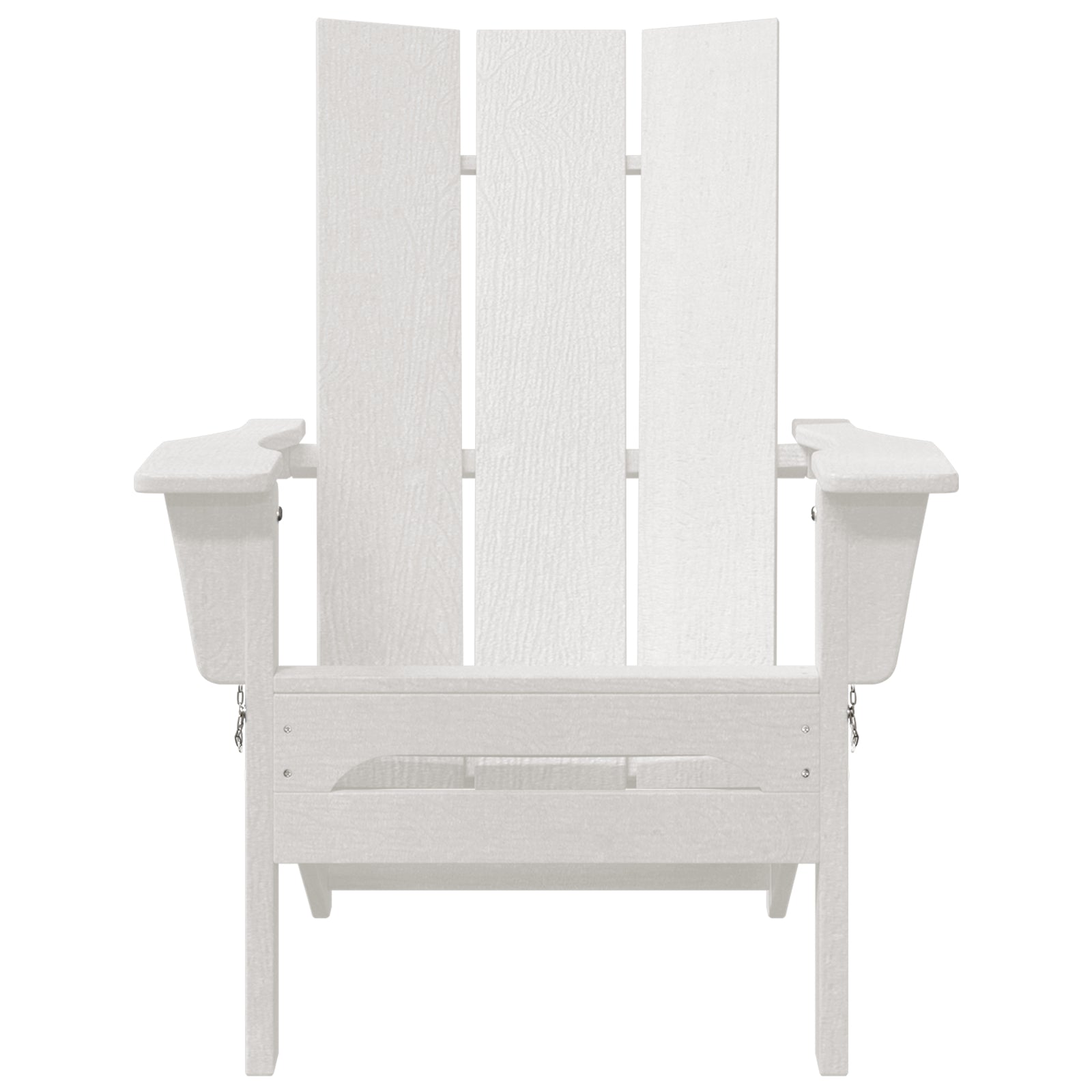 Foldbar Adirondack Stol Hvid 74.5 x 80.5 x 90cm Plastik