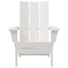 Foldbar Adirondack Stol Hvid 74.5 x 80.5 x 90cm Plastik
