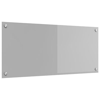 Køkken bagvæg Lysegrå 90 x 40 x 0.6 cm hærdet glas