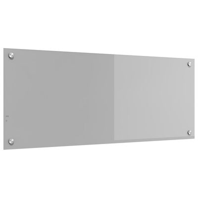 Køkken bagvæg Lysegrå 100 x 40 x 0.6 cm hærdet glas