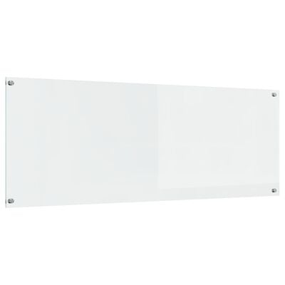 Køkken bagvæg Transparent 110 x 40 x 0.6 cm hærdet glas
