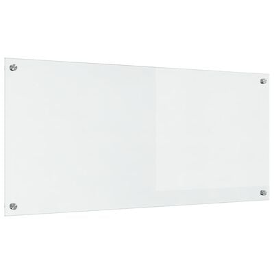 Køkken bagvæg Transparent 110 x 50 x 0.6 cm hærdet glas