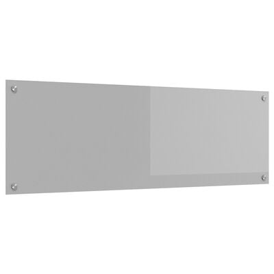Køkken bagvæg Lysegrå 120 x 40 x 0.6 cm hærdet glas