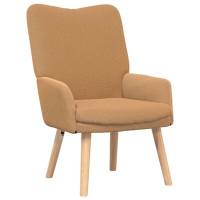 Afslappende stol Beige 63 x 67 x 94 cm Stof