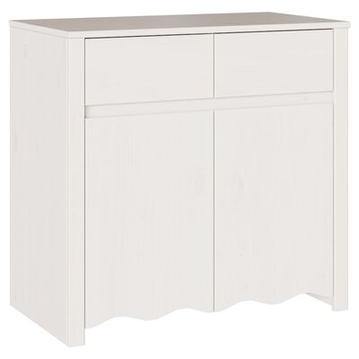 Sideboard Drammen Hvid 79 x 43 x 75.5 cm Massivt fyrretræ