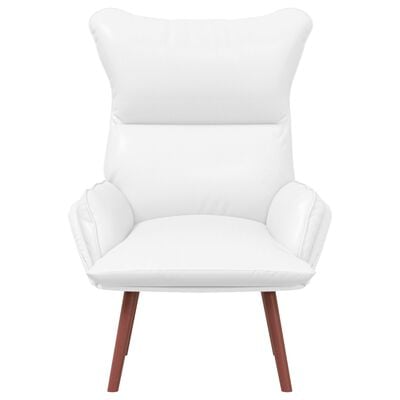 Afslappende stol Hvid 69 x 74 x 93 cm Kunstlæder