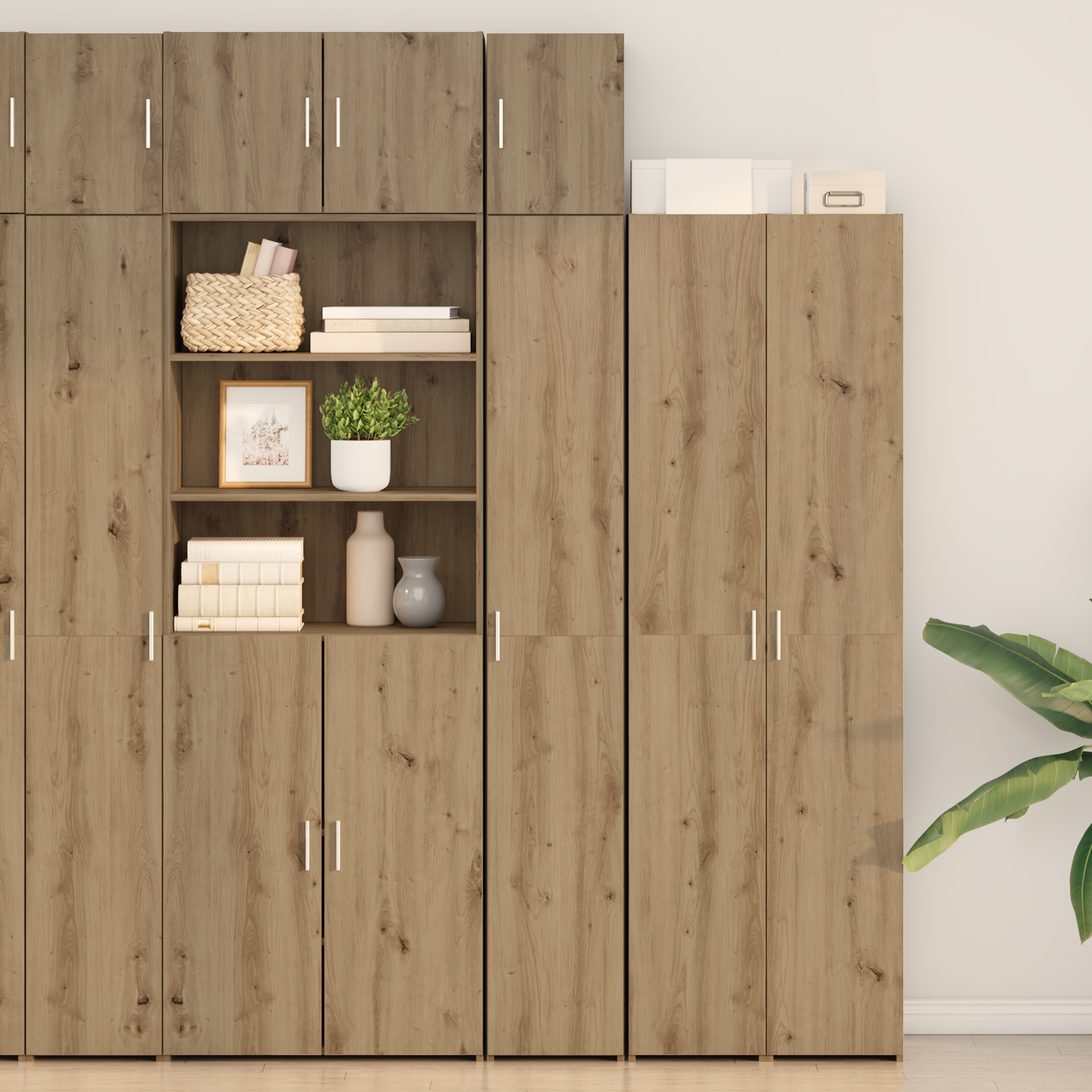 Slim opbevaringsskab artisan eg 30 x 42.5 x 225 cm