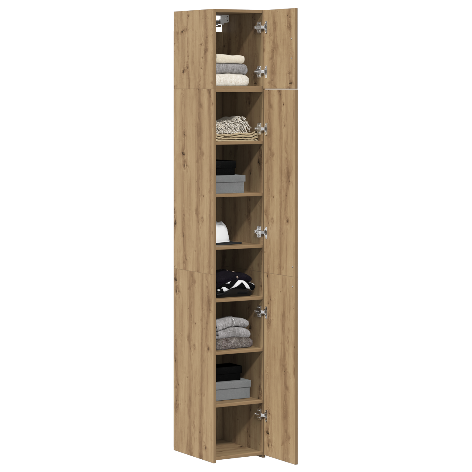 Slim opbevaringsskab artisan eg 30 x 42.5 x 225 cm