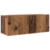 TV-møbelsæt 7 pcs Gammelt træ 80 x 30 x 30 cm Konstrueret træ