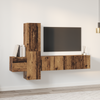 TV-møbelsæt 5 pcs Gammelt træ 181 x 30 x 120 cm Konstrueret træ