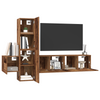 TV-møbelsæt 5 pcs Gammelt træ 181 x 30 x 120 cm Konstrueret træ