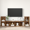 TV-møbelsæt 4 pcs Gammelt træ 37 x 35 x 72 cm Konstrueret træ