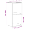 TV-møbelsæt 4 pcs Gammelt træ 37 x 35 x 72 cm Konstrueret træ