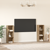 TV-møbelsæt 2 pcs artisan eg 107 x 35 x 37 cm Konstrueret træ