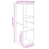 TV-møbelsæt 2 pcs artisan eg 107 x 35 x 37 cm Konstrueret træ