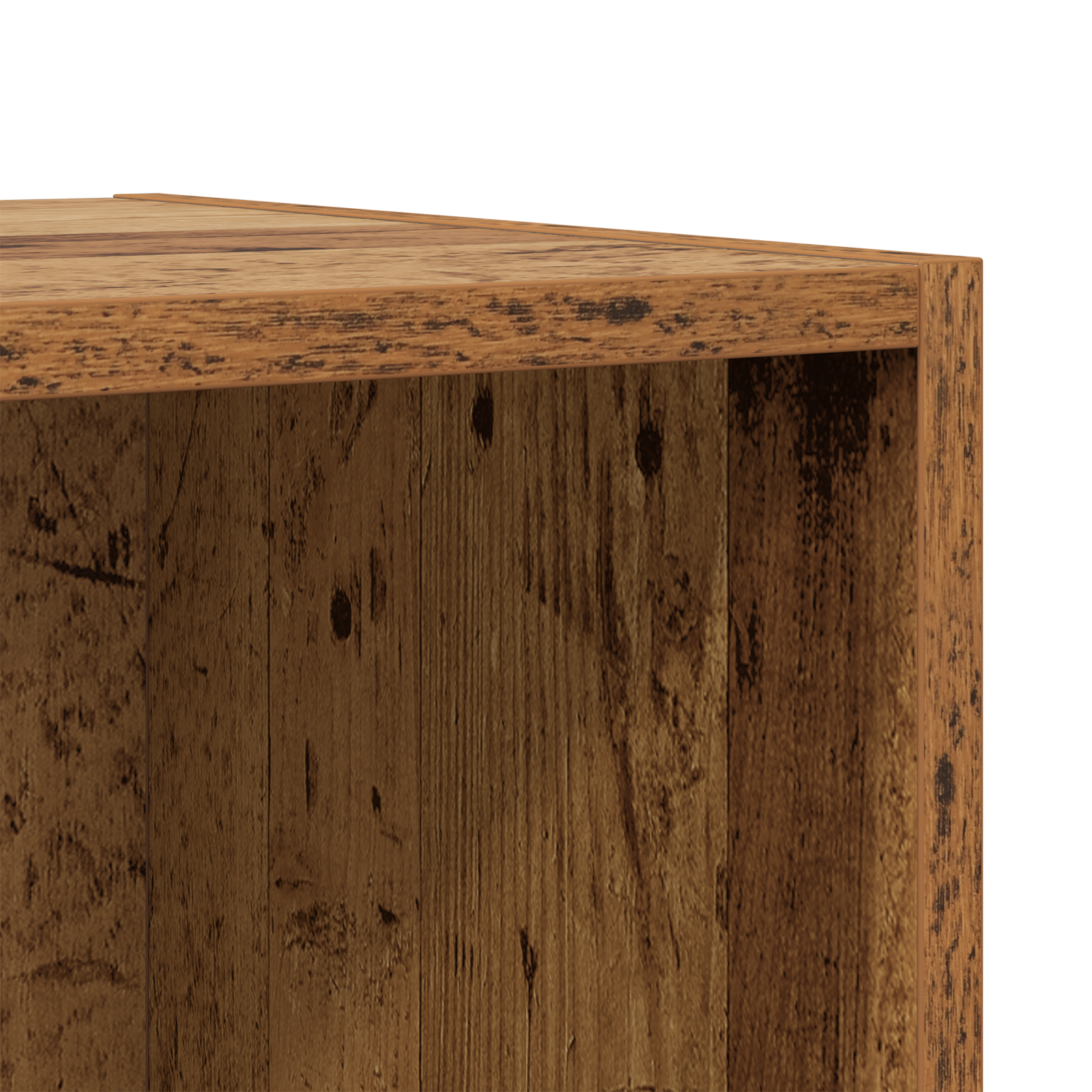 Væg TV Skab 2 pcs Gammelt træ 37 x 37 x 72 cm Konstrueret træ