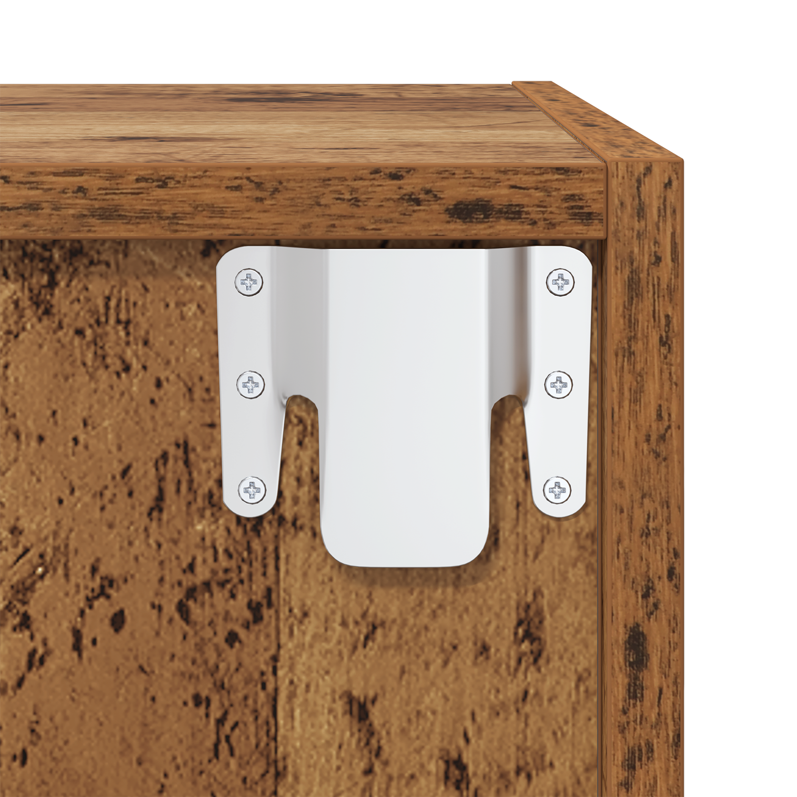 Væg TV Skab 2 pcs Gammelt træ 37 x 37 x 72 cm Konstrueret træ