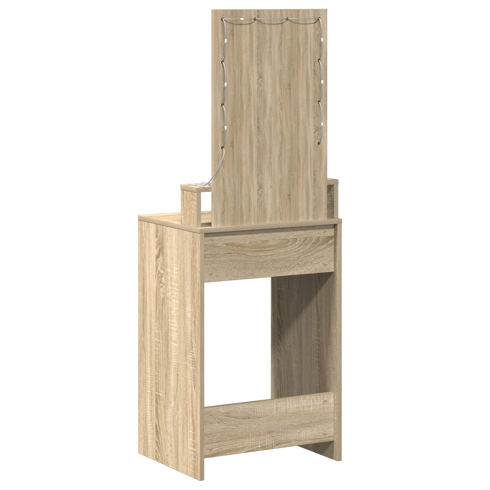 Klædeskab med skuffe Brun 50 x 41 x 140 cm Konstrueret træ