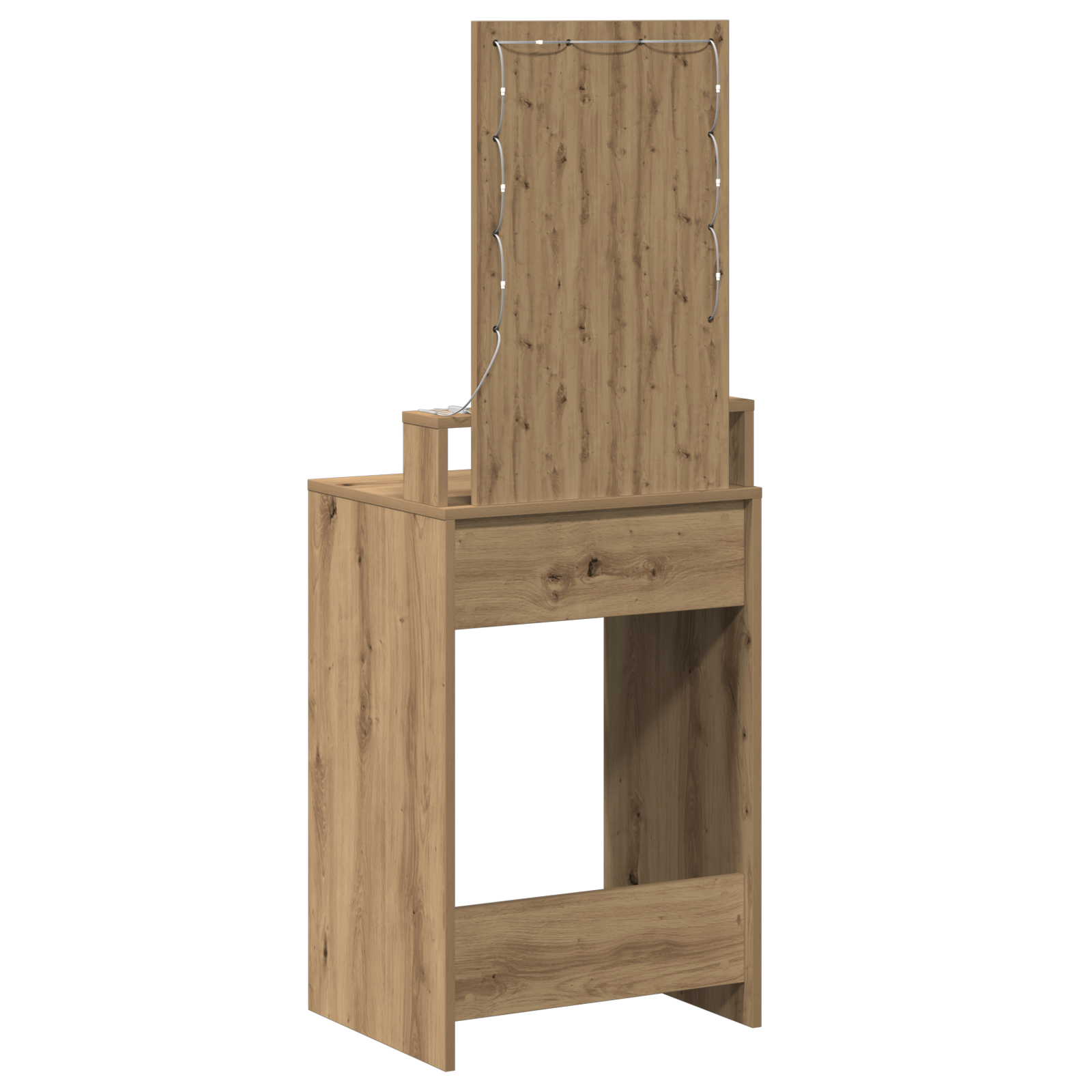 Klædeskab med skuffe Brun 50 x 41 x 140 cm Konstrueret træ