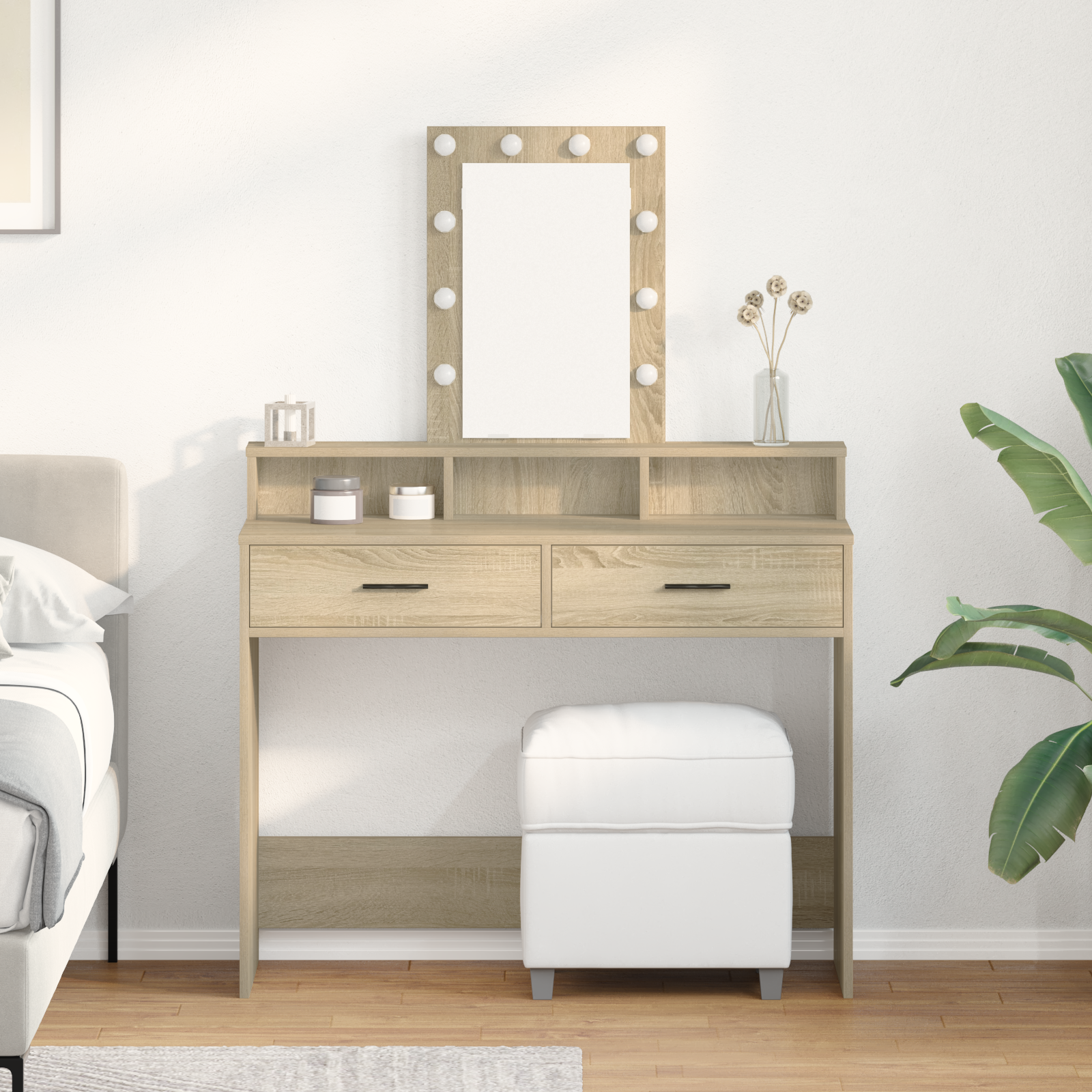 Klædeskab med skuffe Brun 100 x 41 x 140 cm Konstrueret træ