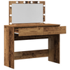 Toiletteskab Gammelt træ 100 x 40 x 120 cm Konstrueret træ
