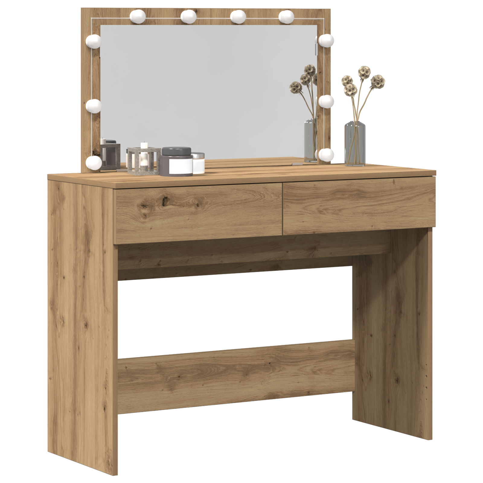 Toiletteskab artisan eg 100 x 40 x 120 cm Konstrueret træ