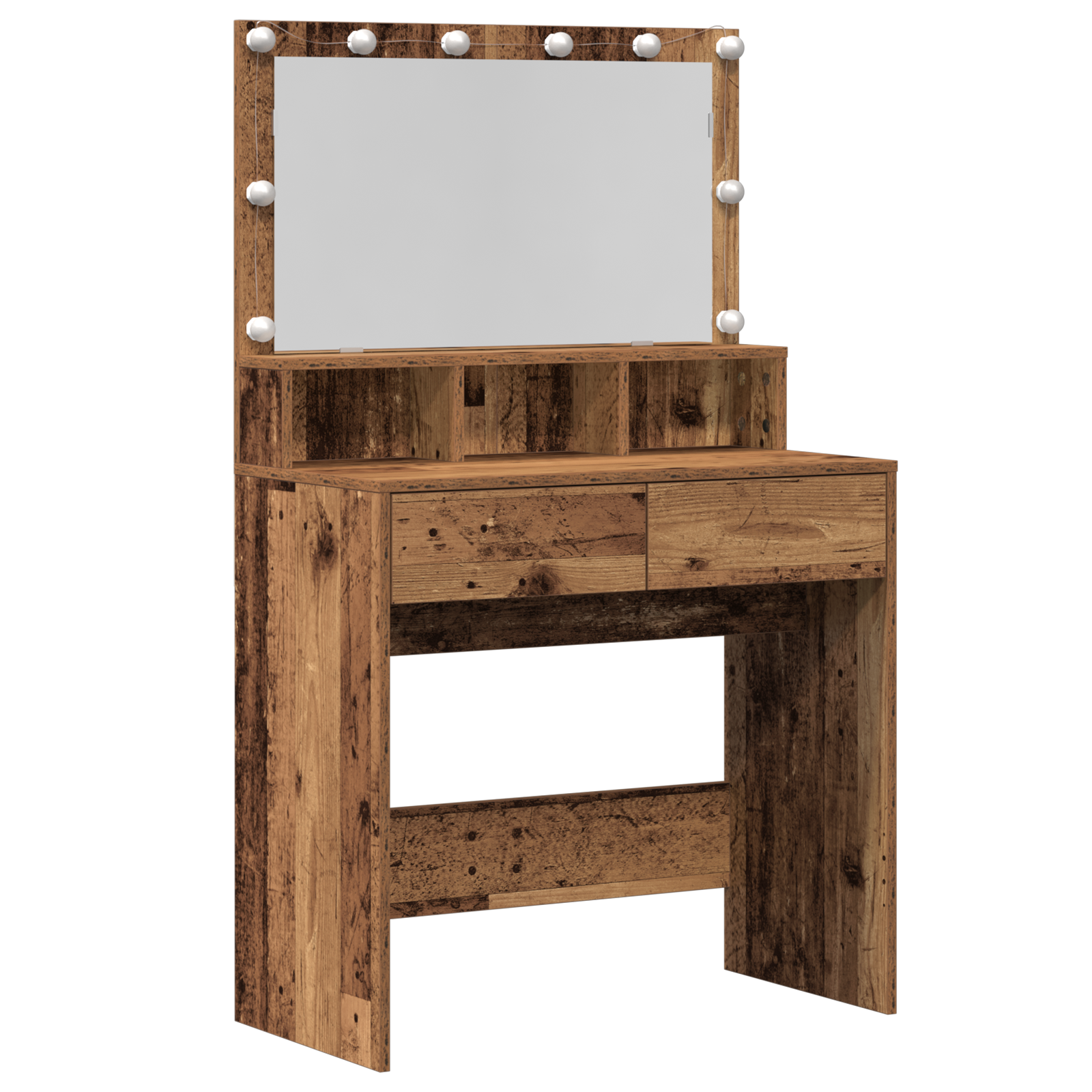 Klædeskab Gammelt træ 80 x 41 x 134.5 cm Konstrueret træ
