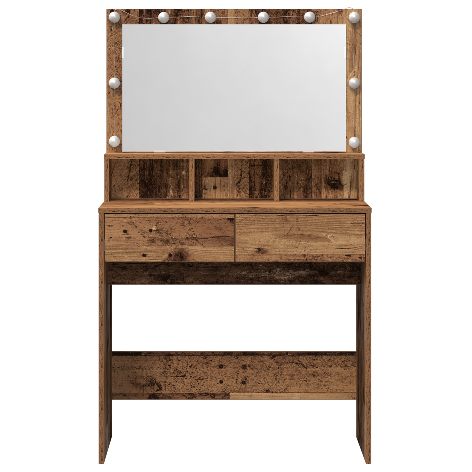 Klædeskab Gammelt træ 80 x 41 x 134.5 cm Konstrueret træ