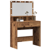 Klædeskab Gammelt træ 80 x 41 x 134.5 cm Konstrueret træ