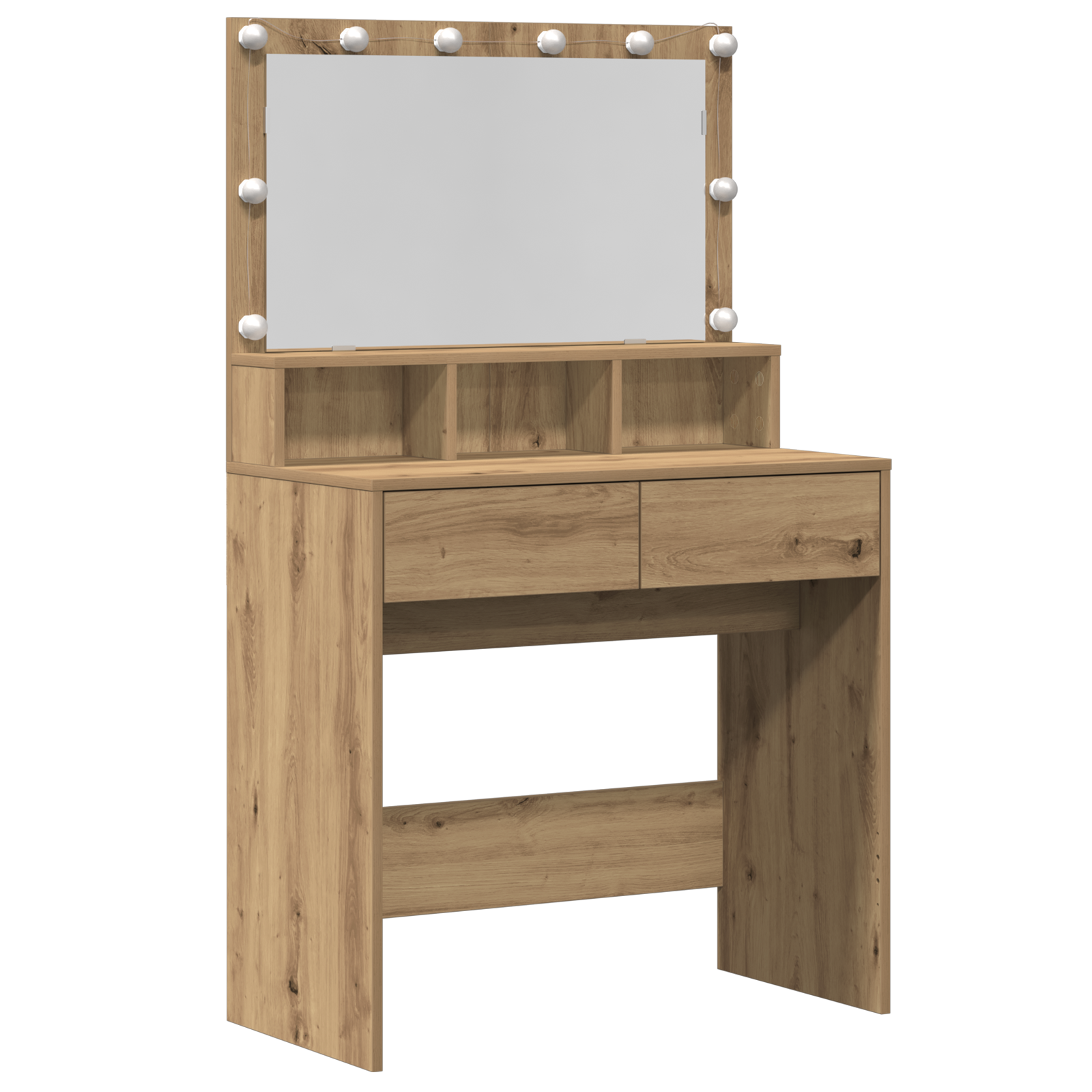 Klædeskab artisan eg 80 x 41 x 134.5 cm Konstrueret træ