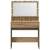 Klædeskab artisan eg 80 x 41 x 134.5 cm Konstrueret træ