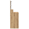 Klædeskab artisan eg 80 x 41 x 134.5 cm Konstrueret træ
